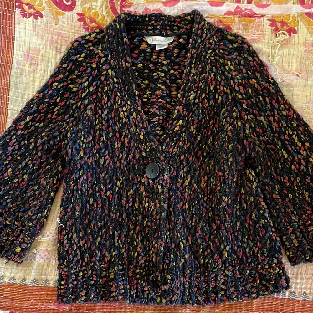 Free People Multicolor Knit Cardigan